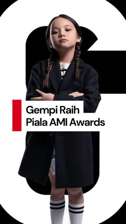 Video: Selamat! Gempi Raih Pemenang Artis Solo Anak Terbaik AMI 2025
