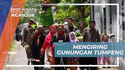 Memeriahkan Tradisi Ruwahan dengan Mengiring Gunungan di Nganjuk  