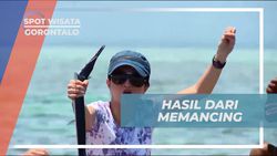 Menikmati Hasil Memancing Ikan Panjang di Gorontalo bersama Selebriti