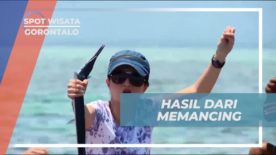 Menikmati Hasil Memancing Ikan Panjang di Gorontalo bersama Selebriti