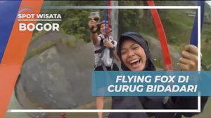 Mencoba Flying Fox di Curug Bidadari, Bogor  