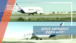 Melihat Proses Perakitan Pesawat Air Bus A320 di Hanggar Toulouse, Perancis  