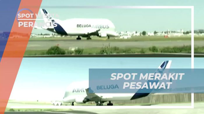 Melihat Proses Perakitan Pesawat Air Bus A320 di Hanggar Toulouse, Perancis  
