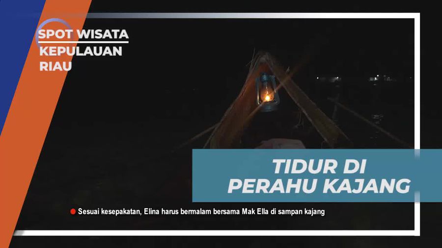 Rasakan Pengalaman Tidur di Perahu Kajang dan Kelong Apung di Tengah Laut Kepulauan Riau  