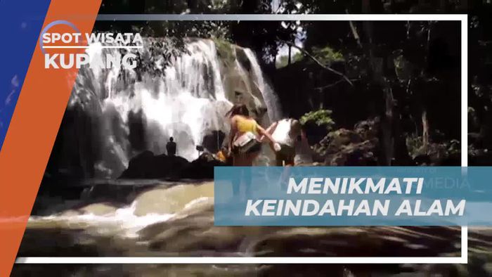 Menikmati Keindahan Alam dan Bersantai di Air Terjun Oenesu, Kupang  