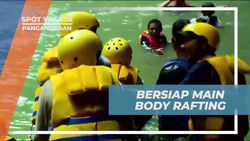 Bersiap Melakukan Body Rafting di Green Canyon Pangandaran yang Mengasyikkan