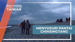 Menyusuri Pantai Chihsingtang yang Penuh Keindahan Hati dan Bentuk Keren, Taiwan  