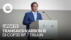 Video: Transaksi Perdagangan Karbon Indonesia di COP30 Capai Rp 7 T