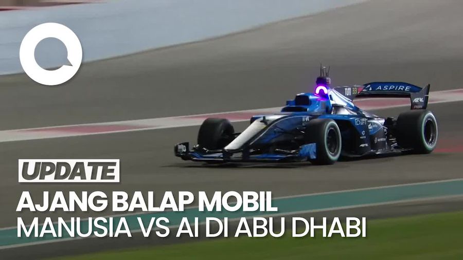 Video: Mobil Otonom AI Adu Skill Lawan Eks Pembalap F1