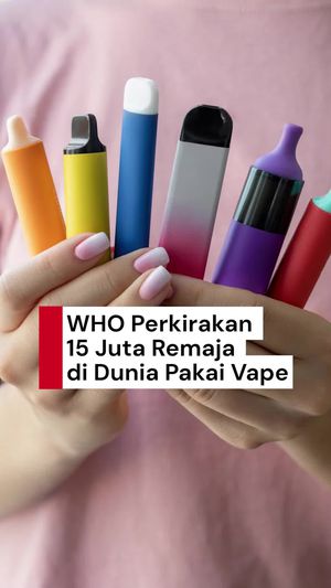 Video WHO Ungkap Hampir 15 Juta Remaja di Dunia Ngevape