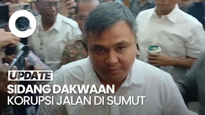 Video: Eks Kadis PUPR Sumut  Didakwa Terima Suap di Kasus Korupsi Jalan