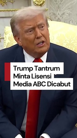 Video: Trump Tantrum Ditanya soal Jeffrey Epstein, Minta Lisensi ABC Dicabut