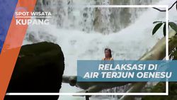 Merelaksasi Tubuh dengan Yoga di Tepian Air Terjun Oenesu, Kupang  