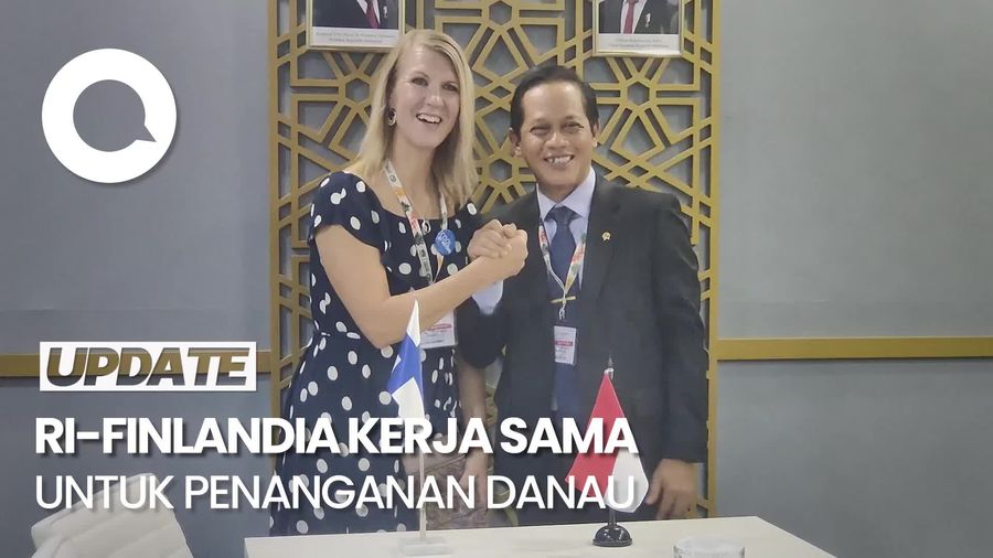 Video Indonesia Jalin Kerja Sama dengan Finlandia untuk Penanganan Danau