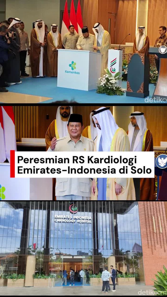 Video Prabowo Resmikan RS Kardiologi Solo: Inisiatif Jokowi, Saya Beruntung