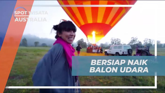 Bersiap Naik Balon Udara Raksasa di Gold Coast, Australia  