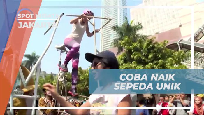Mencoba Naik Sepeda Unik dan Menantang di Jakarta 
