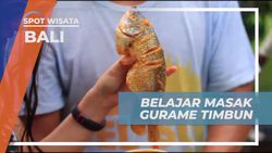 Belajar Membuat Ikan Gurame Timbun dalam Perjalanan di Bali  