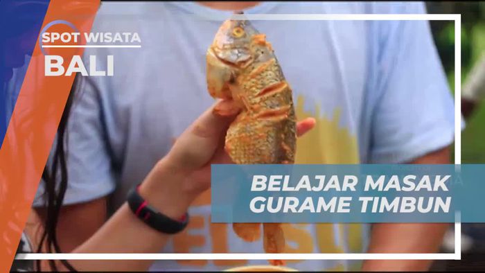 Belajar Membuat Ikan Gurame Timbun dalam Perjalanan di Bali  
