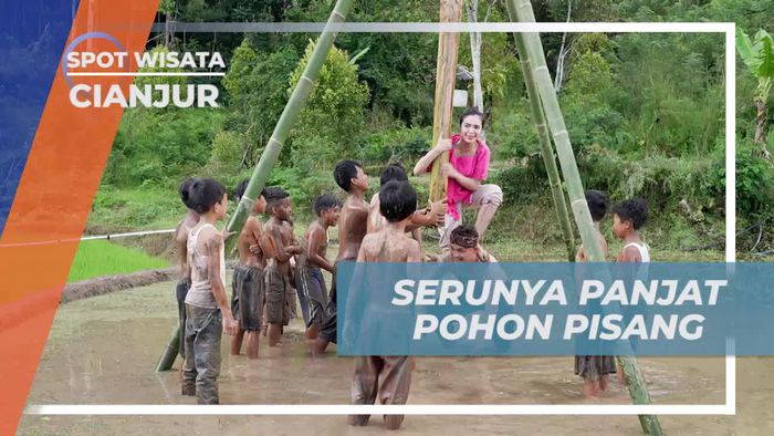 Merasakan Serunya Memanjat Pohon Pisang bersama Anak-Anak di Cianjur yang Menyenangkan  