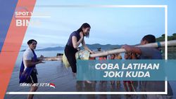 Mencoba Latihan Joki Kuda Bersama Anak-Anak di Desa Monggo, Bima  