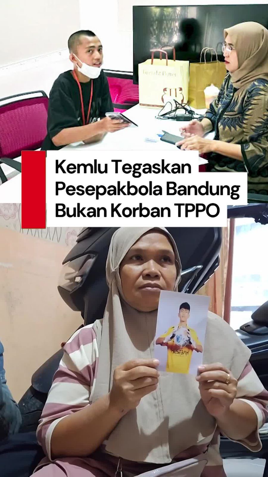 Video Rizki Pesepakbola Bandung Tak Terindikasi Korban TPPO di Kamboja