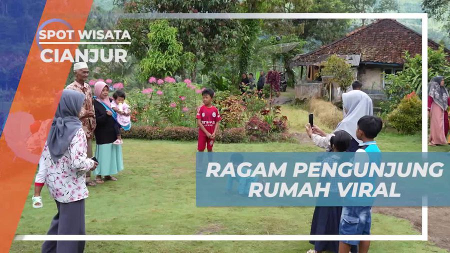 Mengunjungi Rumah Viral di Cianjur dan Menyaksikan Ragam Pengunjung dari Berbagai Usia  