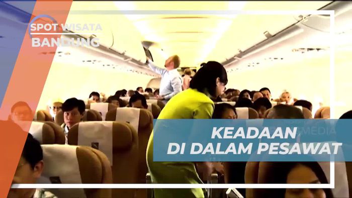 Menikmati Perjalanan Pesawat dan Istirahat di Udara dari Bandung  