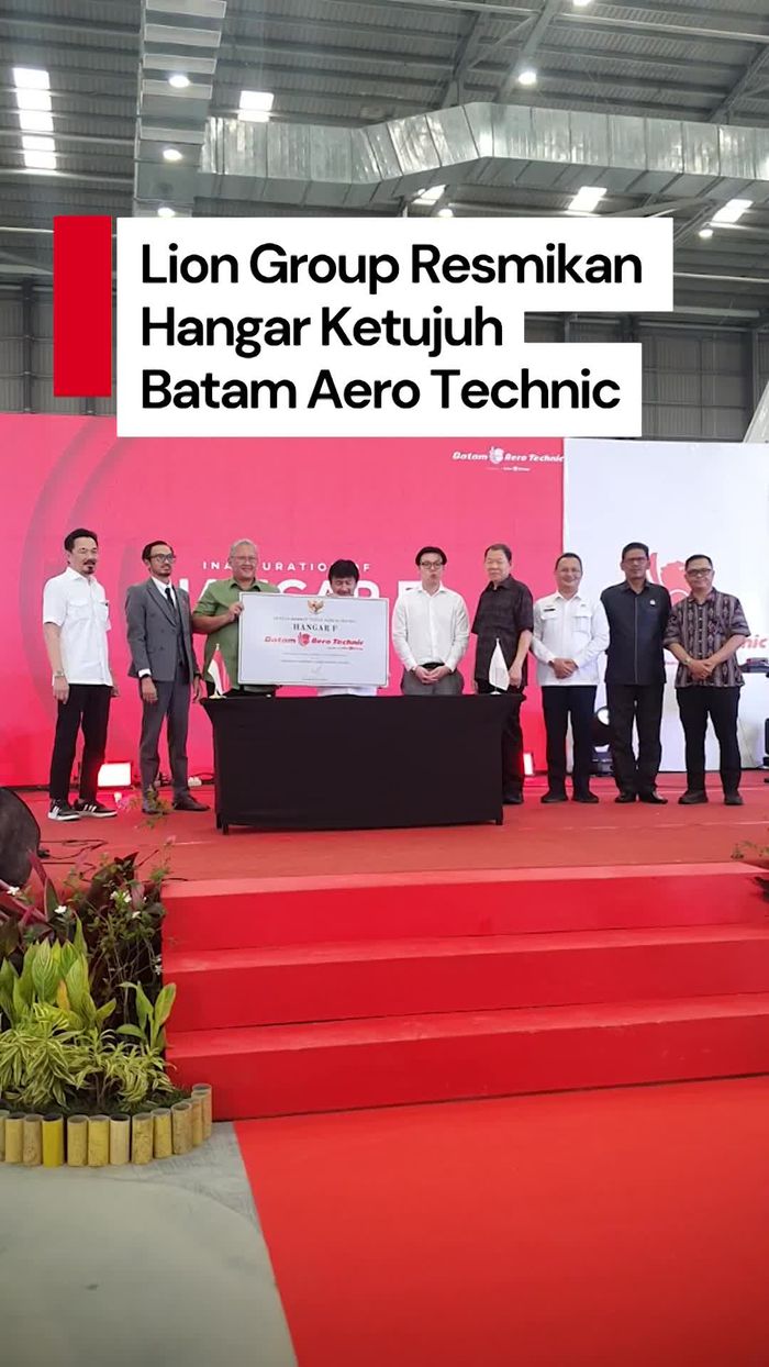 Video: Lion Group Resmikan Hangar Ketujuh Batam Aero Technic