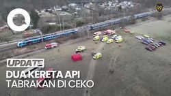 Video: Tabrakan Dua Kereta di Ceko, Puluhan Orang Luka-luka