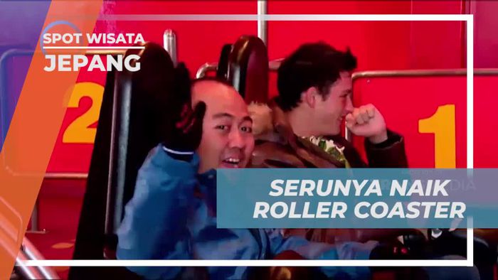 Naik Roller Coaster Tercepat di Fuji-Q Highland, Jepang  