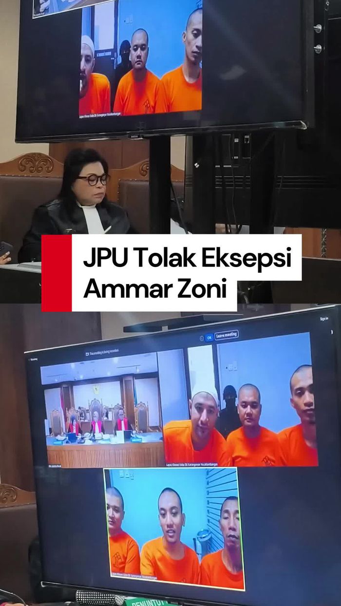 Video: Eksepsi Ammar Zoni Ditolak Jaksa Penuntut Umum