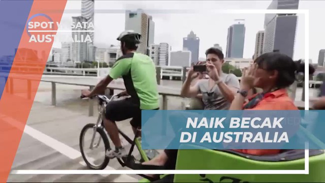 Jelajahi Keunikan Becak Green Cab di Australia, Naik dengan Sensasi Baru  