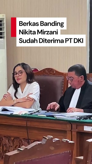 Video: Berkas Banding Nikita Mirzani Resmi Diterima PT DKI Jakarta