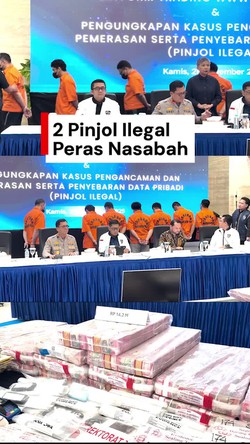 Video: Polisi Ungkap 2 Pinjol Ilegal Peras Nasabah meski Cicilan Sudah Lunas