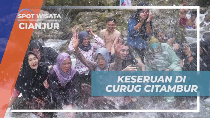 Menikmati Keseruan Bermain dan Bersenang-senang di Curug Citambur, Cianjur  