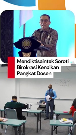 Video: Mendiktisaintek Minta Kampus Permudah Dosen Naik Jabatan