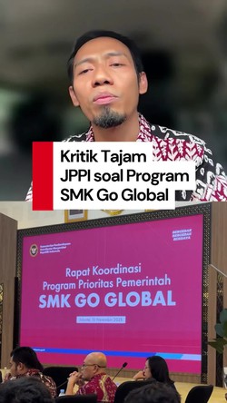 Video JPPI soal Program SMK Go Global: Buang-buang Anggaran!