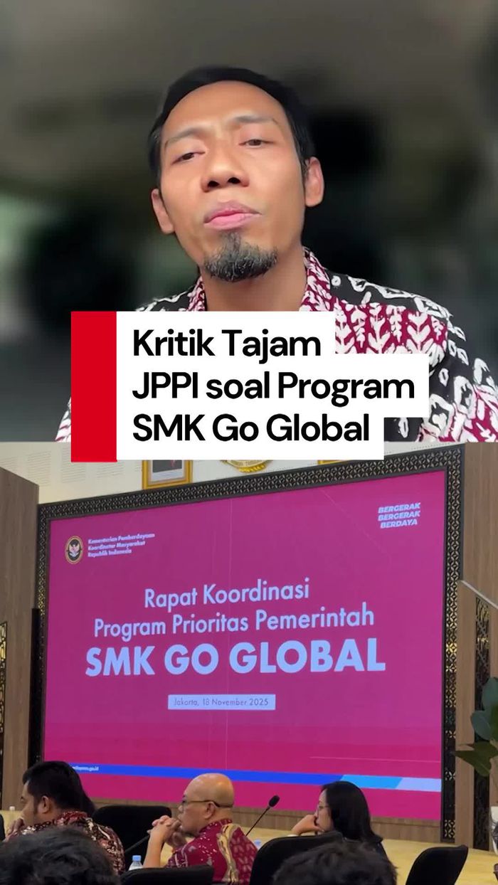 Video JPPI soal Program SMK Go Global: Buang-buang Anggaran!