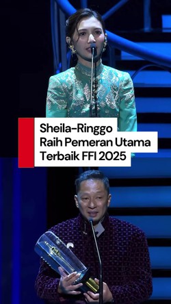 Video: Ringgo-Sheila Dara Jadi Pemeran Utama Pria & Perempuan Terbaik FFI 2025