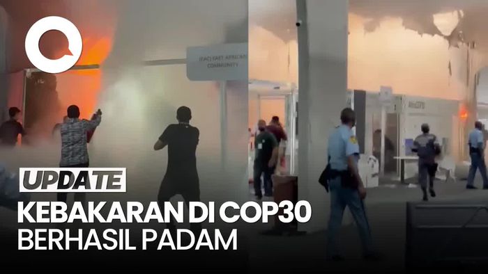 Video: Kebakaran Padam, Lokasi Paviliun COP30 Ditutup Sementara