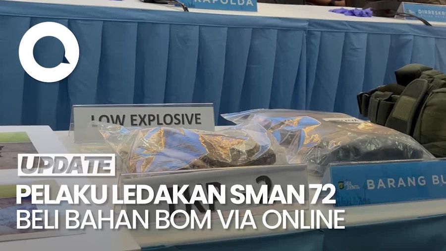 Video: Pelaku Ledakan SMA 72 Beli Bahan Bom via Online, Ngaku untuk Ekskul