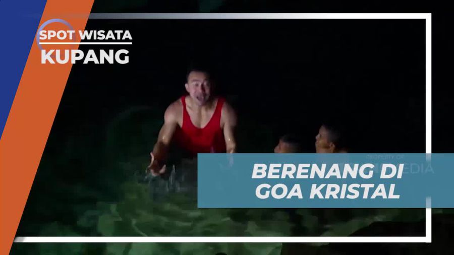Berenang di Goa Kristal dan Menyelami Keindahan Bongkahan Kristal di Kupang  