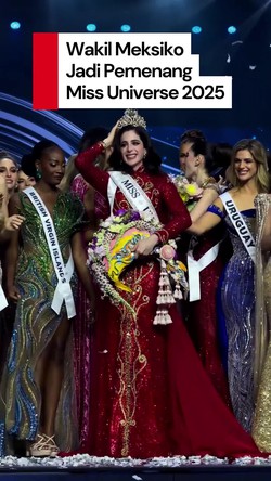 Video: Miss Universe 2025 Adalah... Fatima Bosch dari Meksiko!