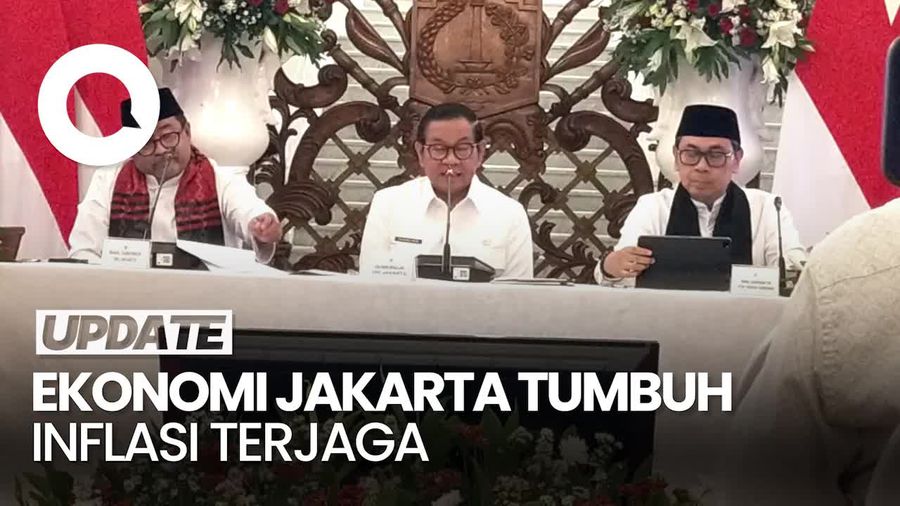 Video: Pramono Ungkap Ekonomi Jakarta Tumbuh 4,96%, Inflasi Terjaga
