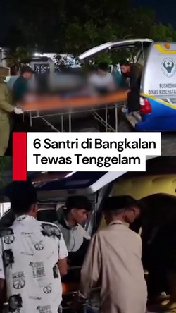 Video: 6 Santri di Bangkalan Tewas Tenggelam di Kolam Bekas Galian C