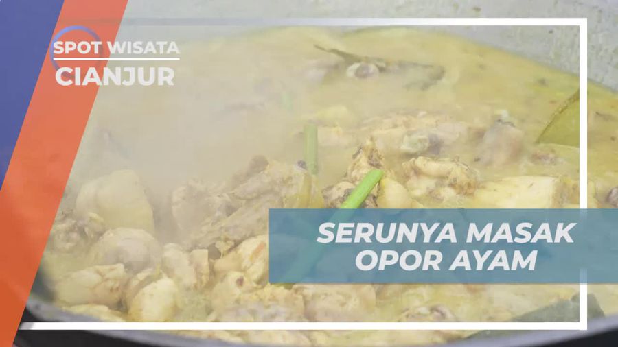 Memasak Opor Ayam dengan Bernyanyi dan Menari untuk Menambah Keseruan di Cianjur  