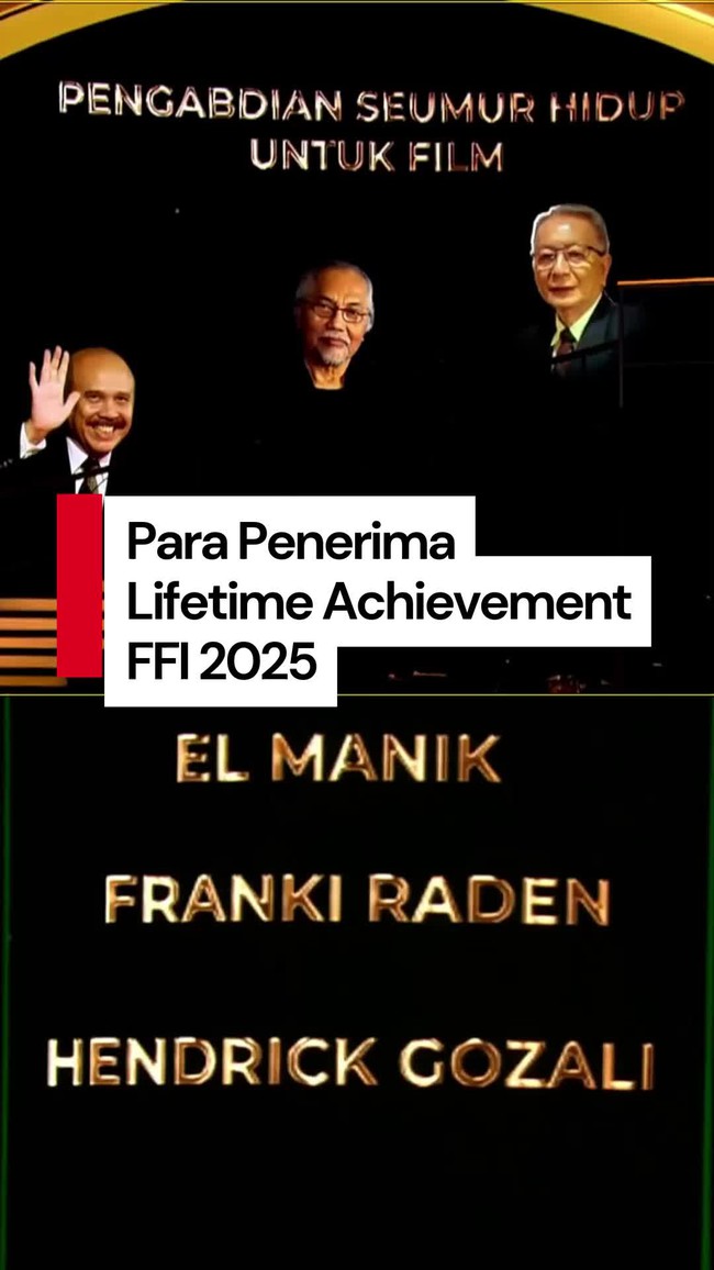 Video: Mengenal Para Sosok Penerima Lifetime Achievement FFI 2025