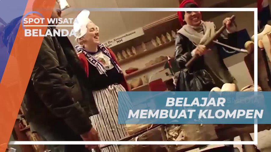Belajar Membuat Klompen dengan Tangan di Belanda