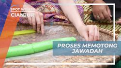 Melihat Proses Memotong Jawadah yang Unik dengan Kendur atau Senar di Cianjur  